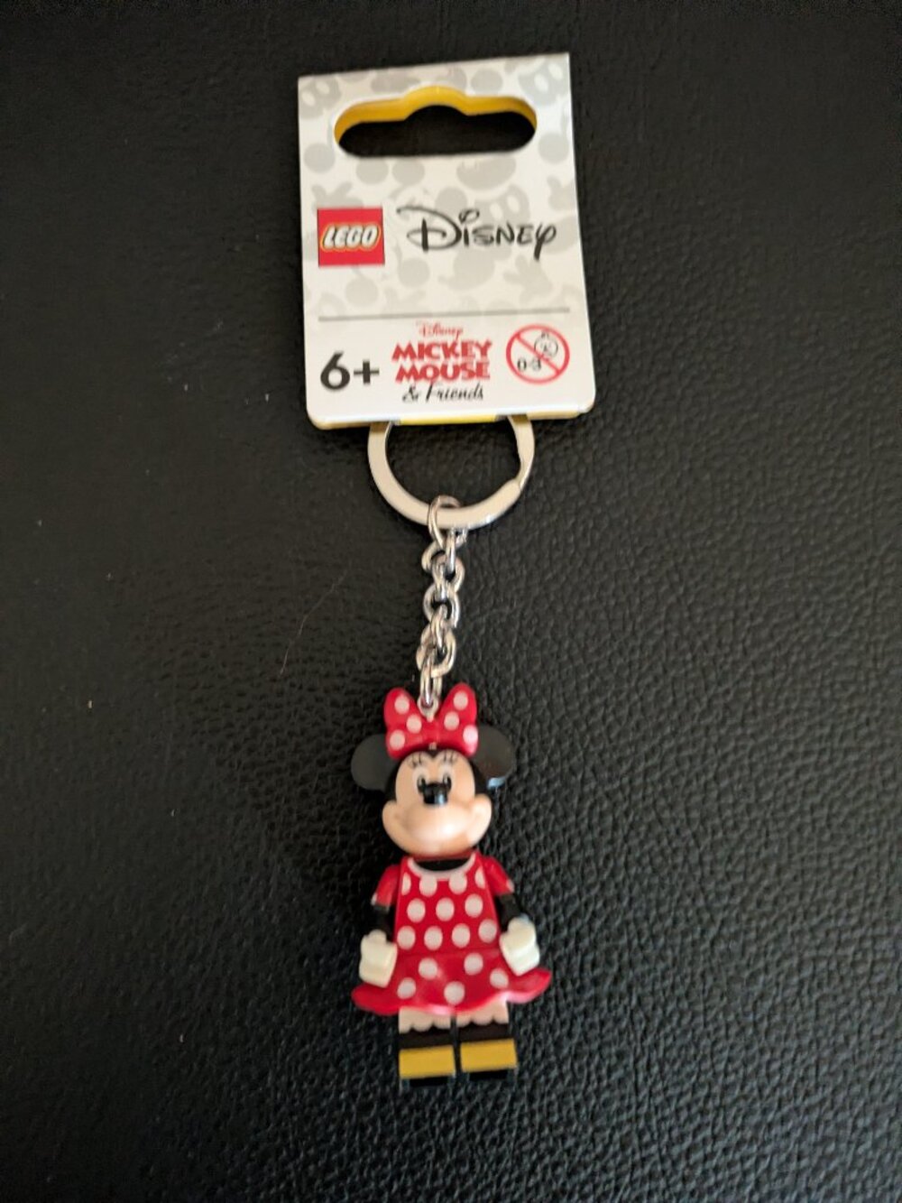 Disney Minnie Mouse LEGO Mini Fig Keychain